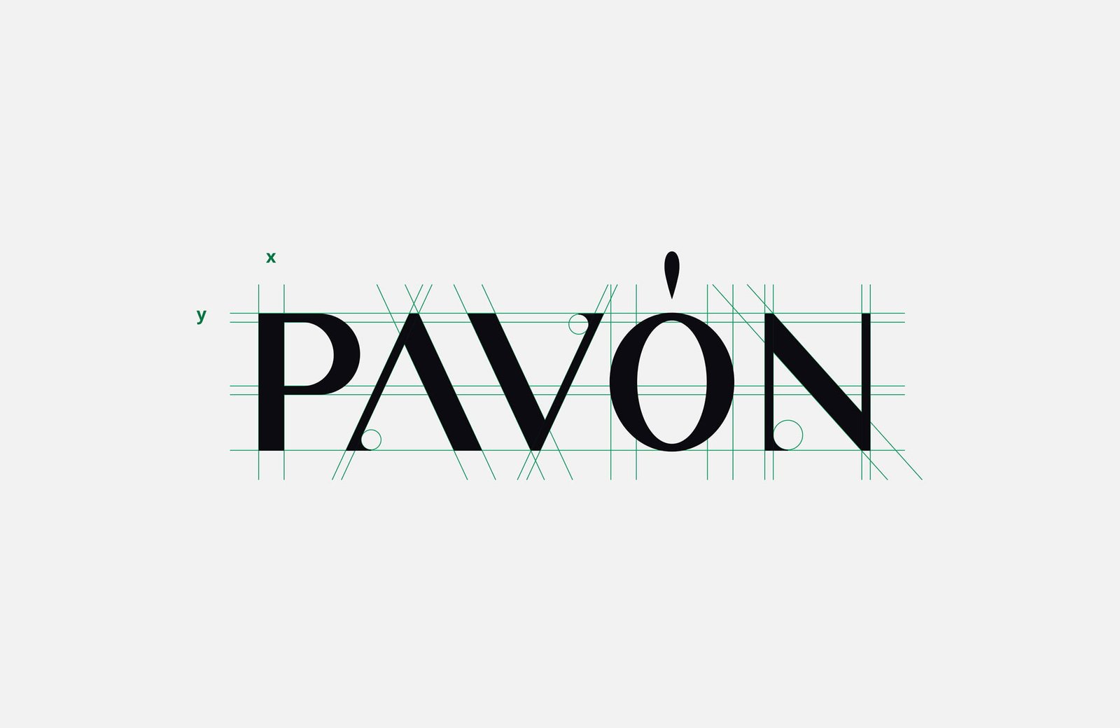 Pavon Watches logotype grids