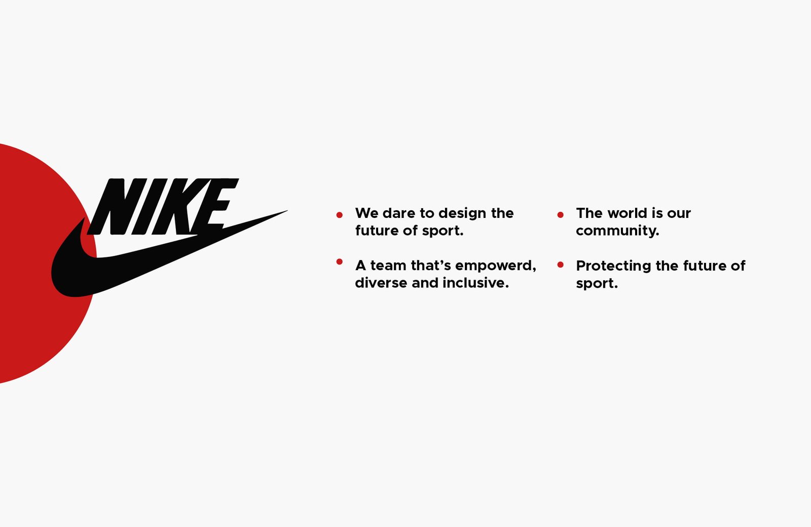 Nike Brand Values - Hamdi Designs