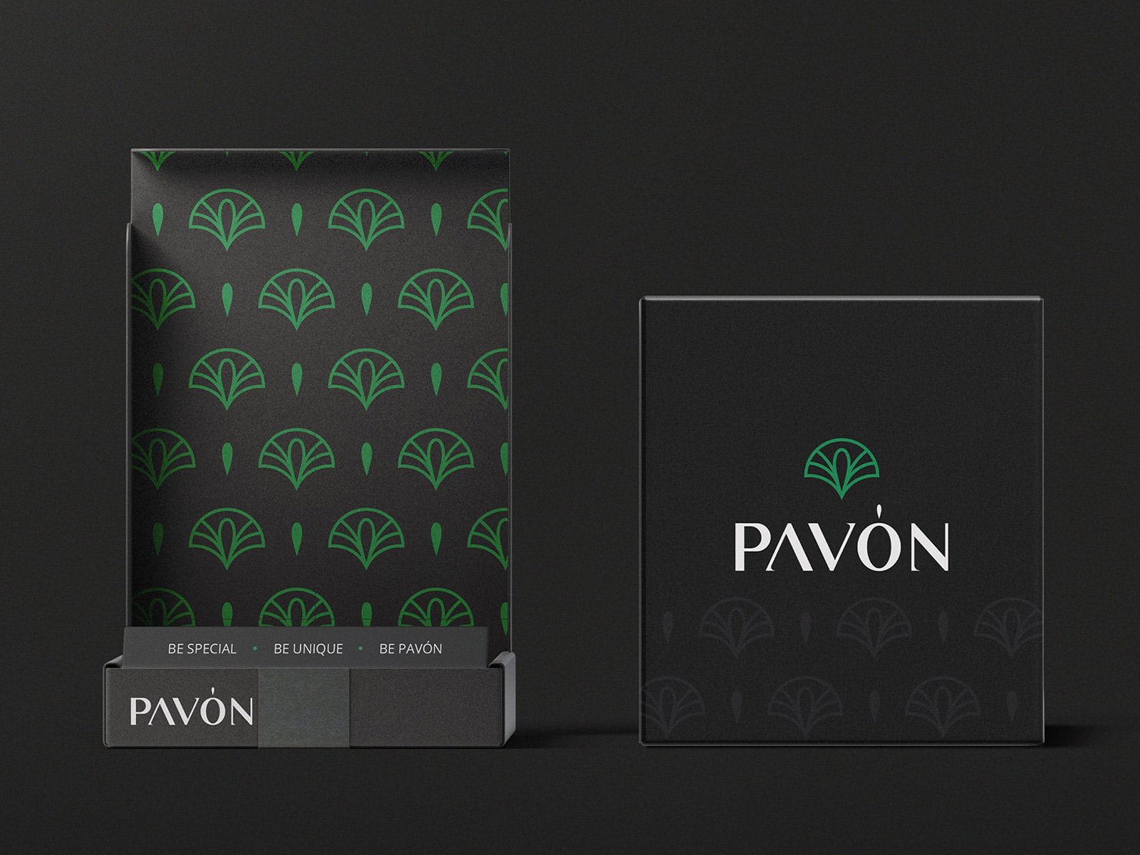 Pavon watches packaging design with pattern