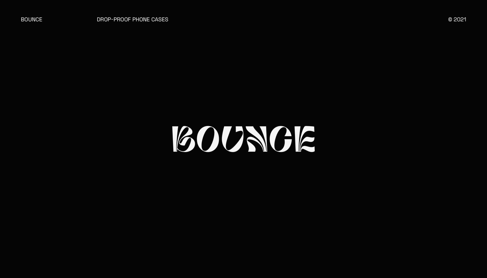 Custom logotype design for Bounce
