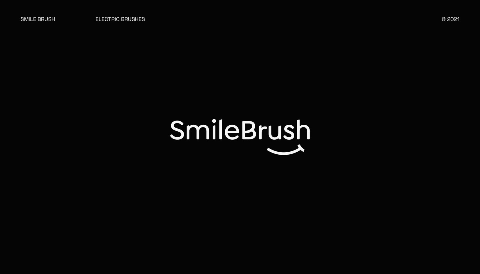 logotype design for smile brush