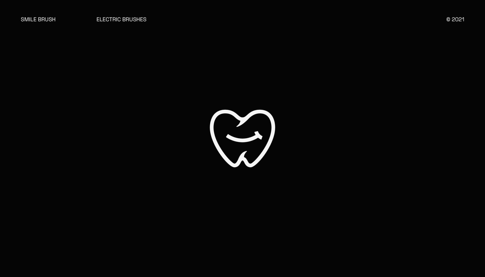 smily tooth mark for an online store that sells electric brushes