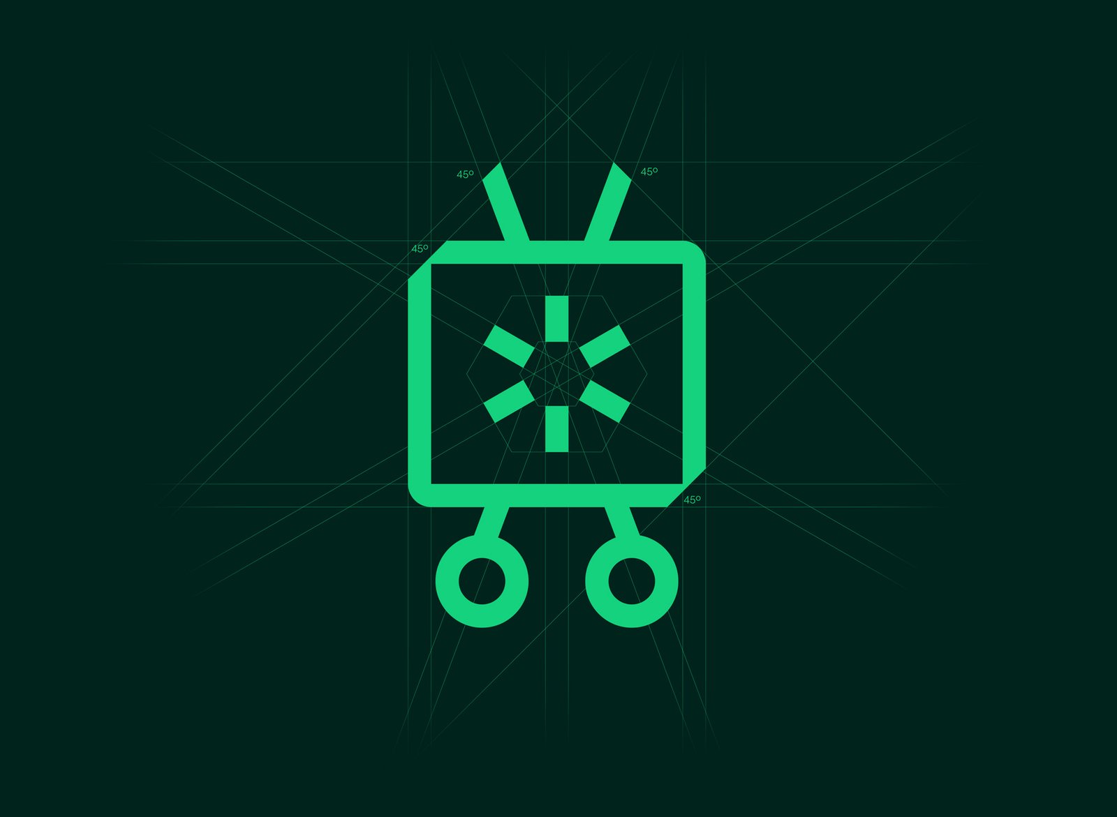 SnapIt logo grid system
