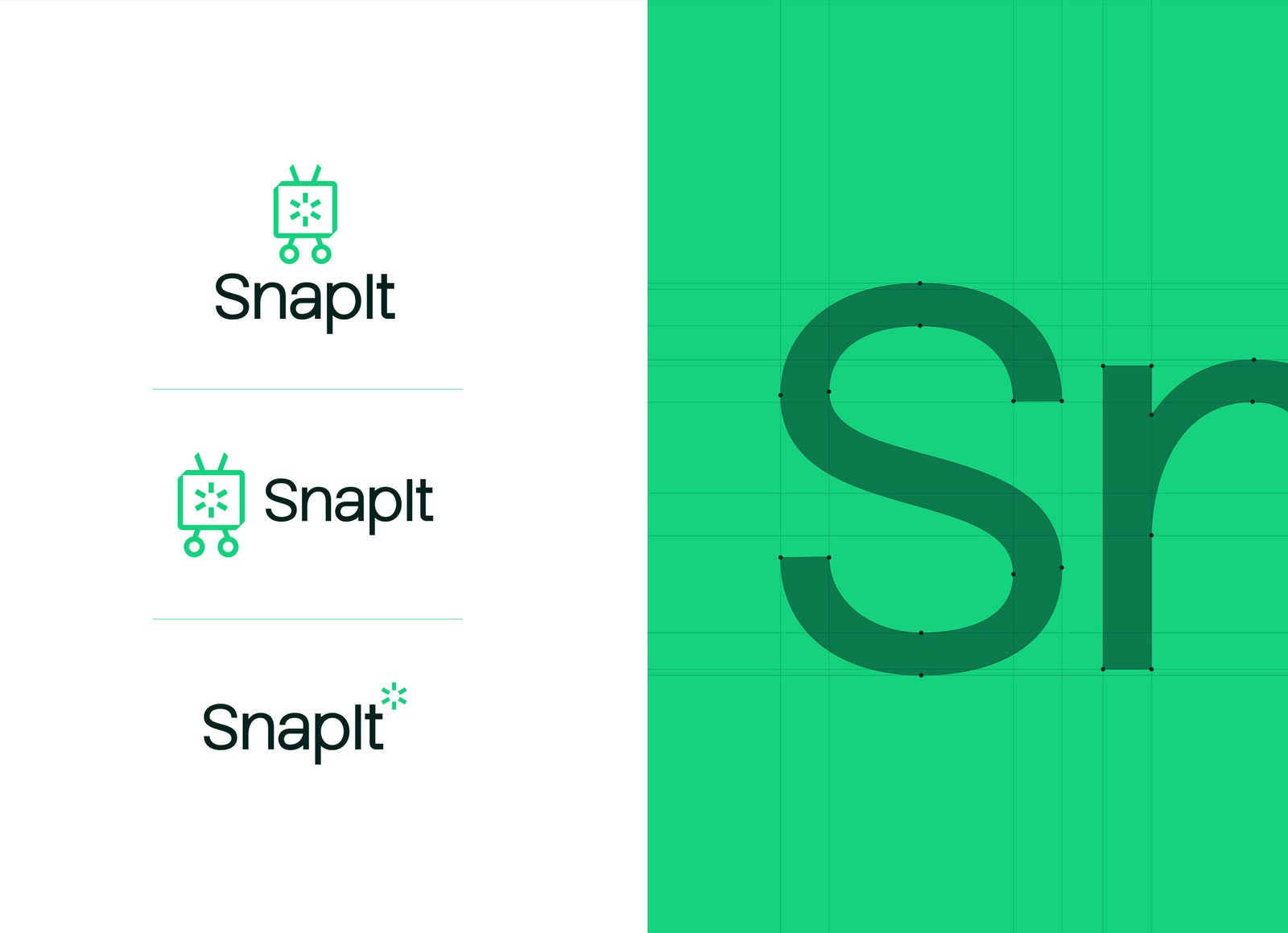 Logo lockups for SnapIt