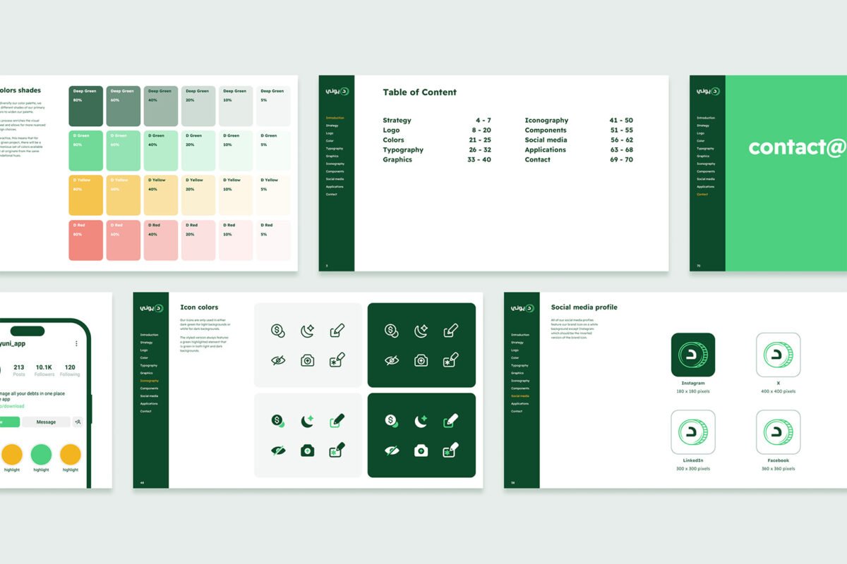 Mobile App Brand Guide Template 7