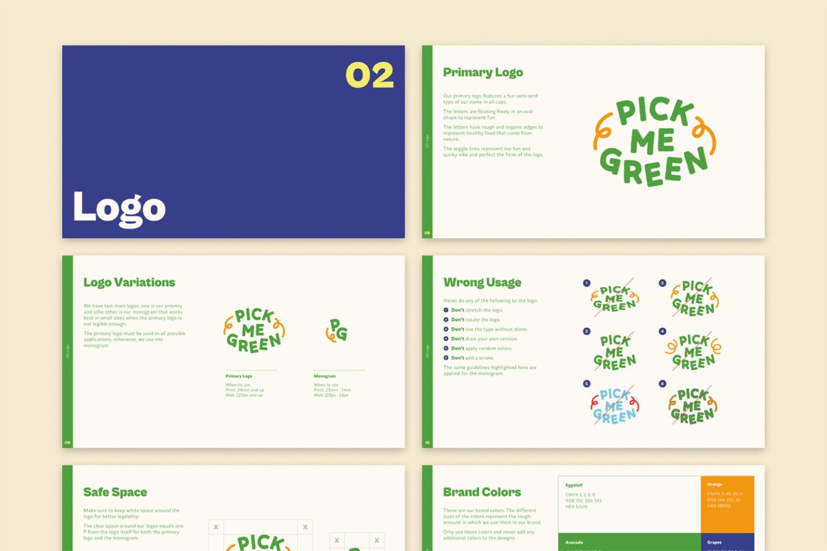 PickMeGreen Brand Guide 1