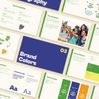 PickMeGreen Lively Brand Guidelines Template Pages