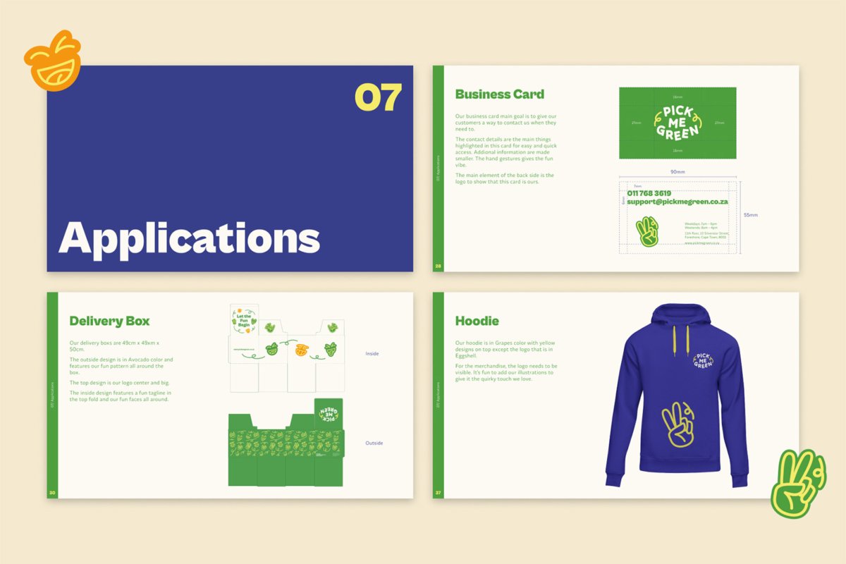 PickMeGreen Brand Guidelines Template - Image 4