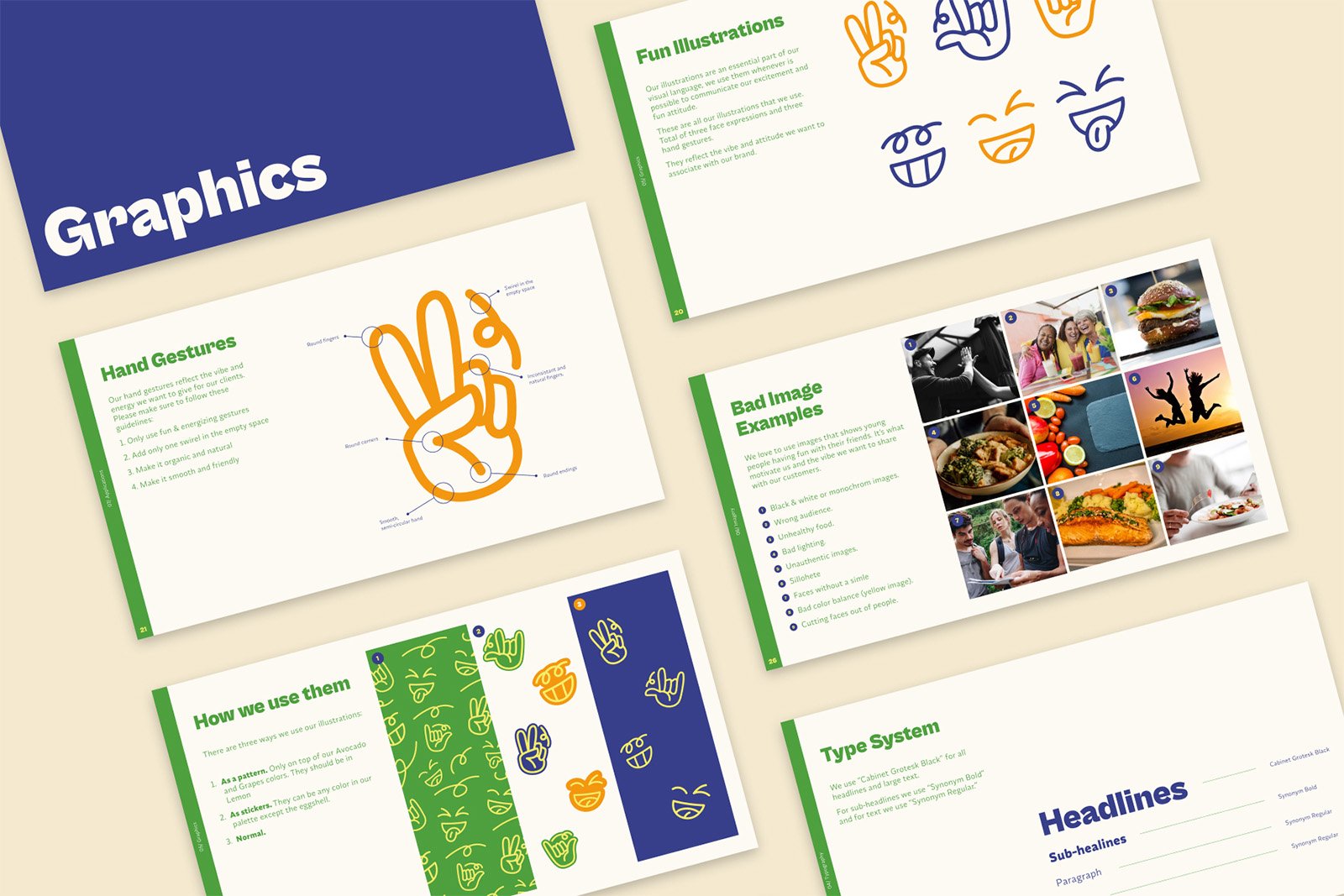 PickMeGreen Lively Brand Guidelines Template Pages