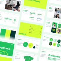Synflow Vibrant Brand Guidelines Template Pages
