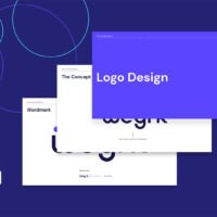 Werk brand guide template logo design pages