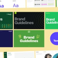 5 Brand Guidelines Template Covers