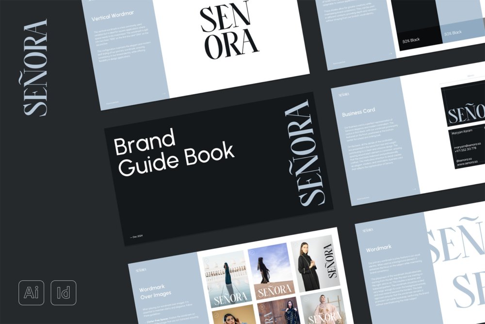 Senora brand guidebook template