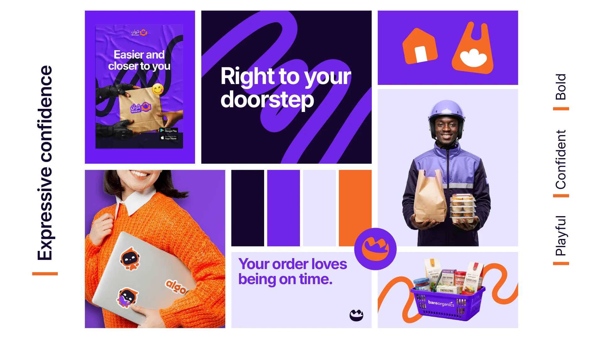 Playful and experimental creative direction for a SaaS brand