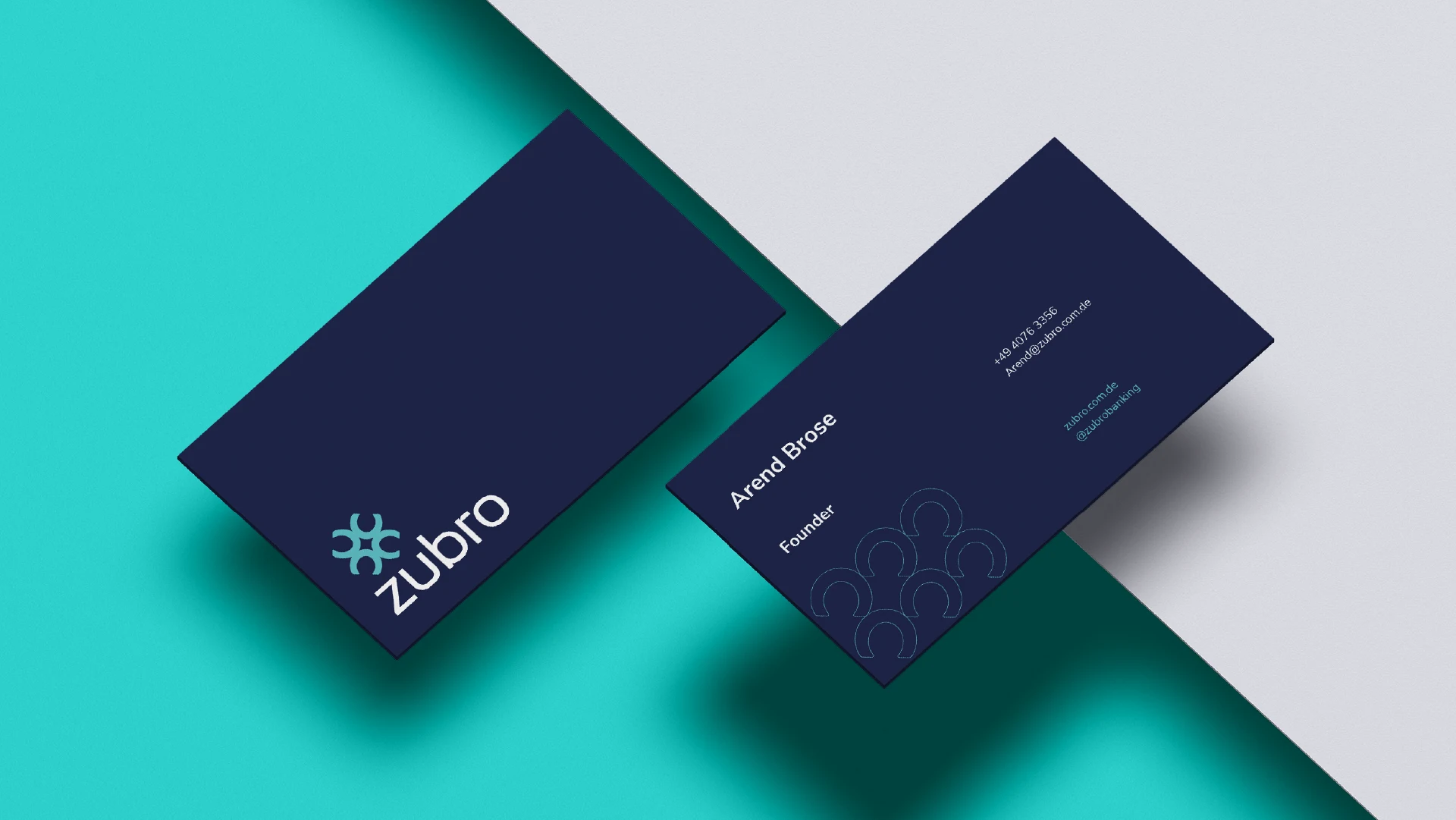 Business card design for Zubro